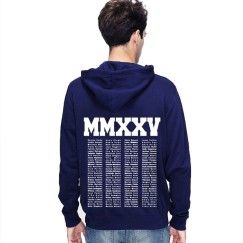 Personalized Names MMXXIV School Graduation Stars & Stripes Hoodie